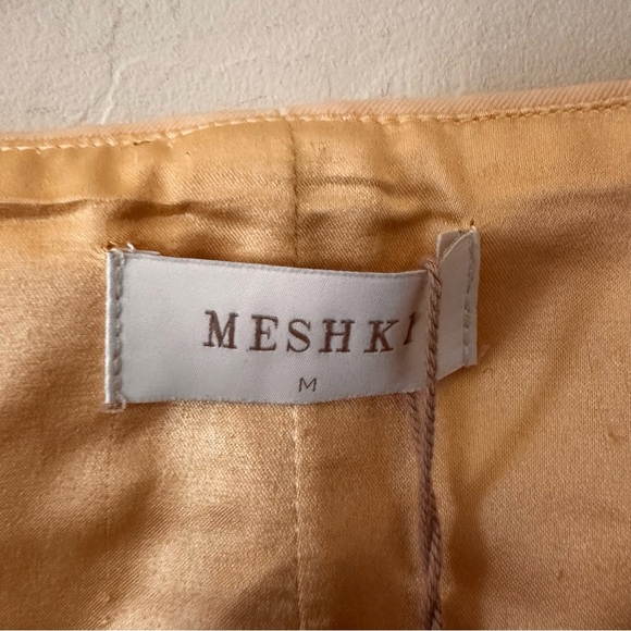 Meshki Lysandre Crepe Mini Dress | Peach - Picture 4 of 9